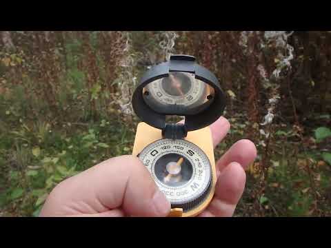 Видео: Ориентирование в лесу. Азимут по компасу