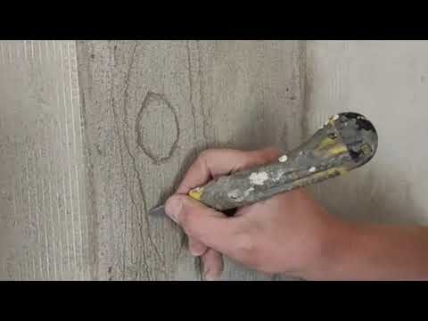 Видео: Арт бетон, нарезка дерева