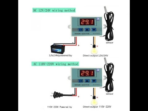 Видео: Контроллер XH-W3001 Корректировка значений температуры