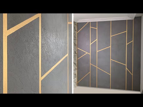 Видео: Интересная техника нанесения декоративной штукатурки!