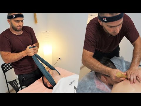 Видео: Мощная правка и интенсивный массаж спины АСМР