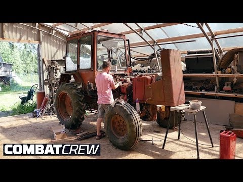 Видео: Турбо-трактор: Заводим спустя 10лет! Часть 2