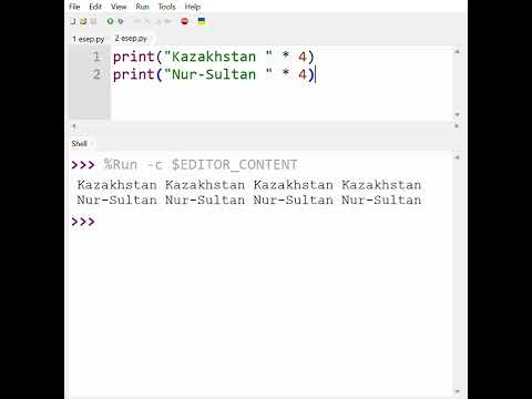Видео: Python 1 сабақ. 6 сынып