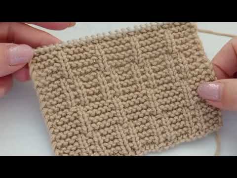 Видео: Красивый теневой узор спицами поворотными и круговыми рядами.