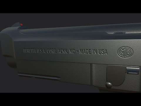 Видео: Создайте эффект штампованного металла в Substance Painter