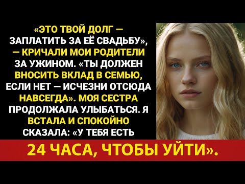 Видео: Мои родители кричали: «Оплати свадьбу сестры, это твой долг, или исчезни навсегда...