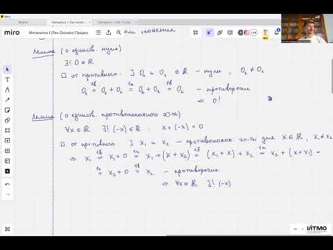 Видео: § 1.2 Следствия из аксиом множества вещественных чисел | Конс. 1 | Правдин К.В. | НОЦМ ИТМО