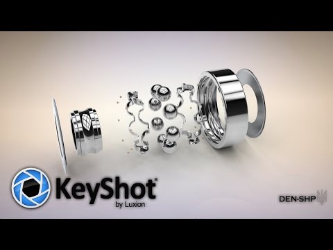 Видео: KeyShot уроки - анимация подшипника