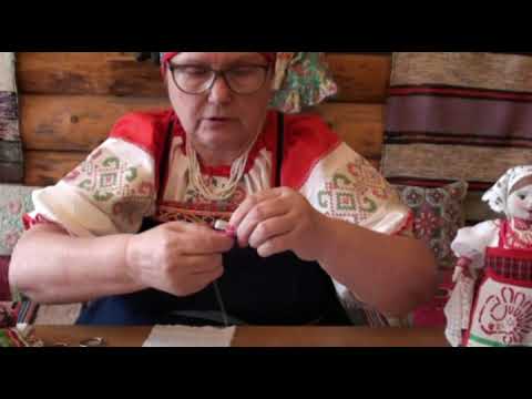Видео: Мир народной куклы: Игровая кукла с ладошку, часть 1.