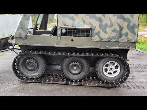 Видео: Гусеничный снегоболотоход Хома PRO