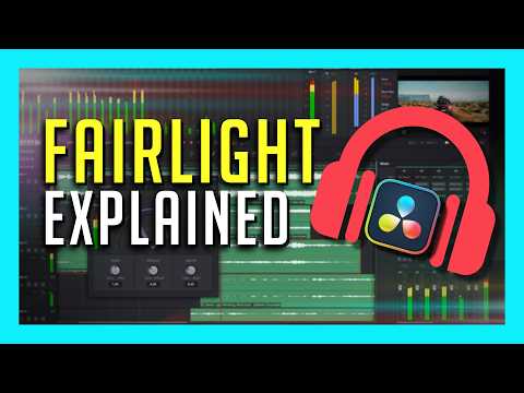 Видео: Полный обзор интерфейса страницы FAIRLIGHT для начинающих пользователей DaVinci Resolve [с участи...