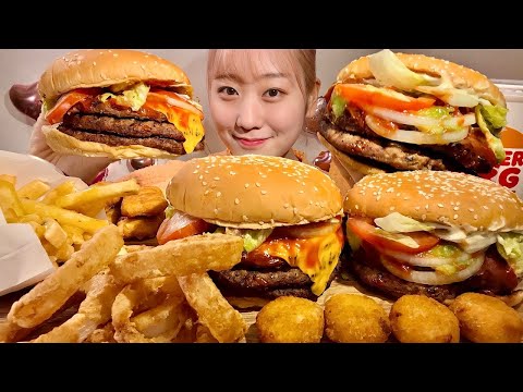Видео: ASMR Бургер Кинг луковое кольцо картофель фри【русские субтитры】【Mukbang/ Eating Sounds】