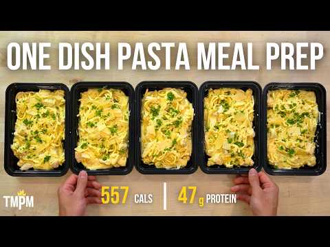 Видео: Высокобелковая запеканка с курицей в сливочном соусе и пастой