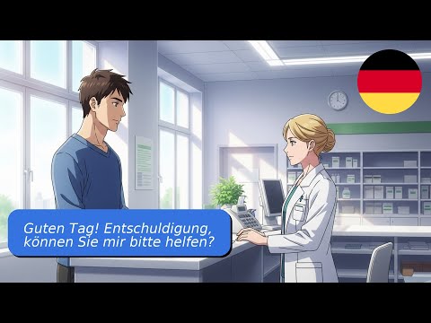Видео: 10 простых диалогов на немецком языке A1 A2 В больнице