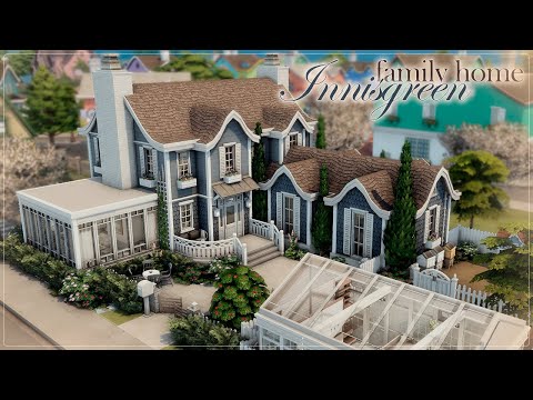 Видео: Семейный дом в Иннисгрине 🌱| Симс 4: Строительство | The Sims 4: SpeedBuild