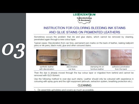 Видео: [03] Технология покраски кожи