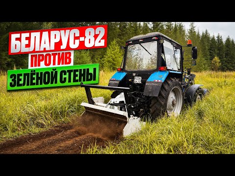 Видео: Трактор Беларус-82 против Зелёной СтенЫ: Битва за урожай