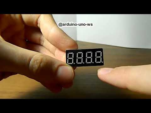 Видео: Обзор семисегментного четырёх разрядного индикатора.