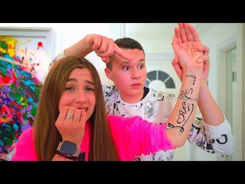 Видео: Диана НАБИЛА ТАТУ БЕЗ РАЗРЕШЕНИЯ МАМЫ!!!