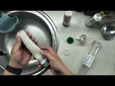 Видео: Промывка мембраны ультрафильтрации Aqua Filter TLCHF-2T а так же TLCHF-2T-ML