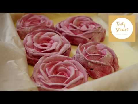 Видео: Зефир из вишни. Зефирные розы / Cherry Marshmallows. Marshmallow roses