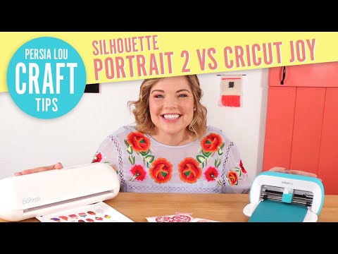 Видео: Cricut Joy и Silhouette: сравнение и обзор портретов — Cricut и Silhouette: сравнение