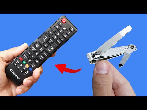 Видео: Возьмите обычные щипчики для ногтей и почините все пульты дистанционного управления в вашем доме!