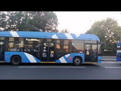 Видео: Троллейбус. ВМЗ Авангард, Балтийский вокзал, Trolleybus VMZ Avangard, Baltiyski railwaystation