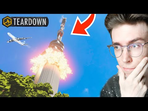 Видео: РЕАЛИСТИЧНЫЙ СНОС ТЕЛЕБАШНИ!! - Teardown