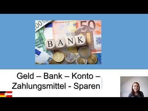 Видео: Wortschatz "In der Bank"/ Лексика "В банката" (A2, B1, B2)