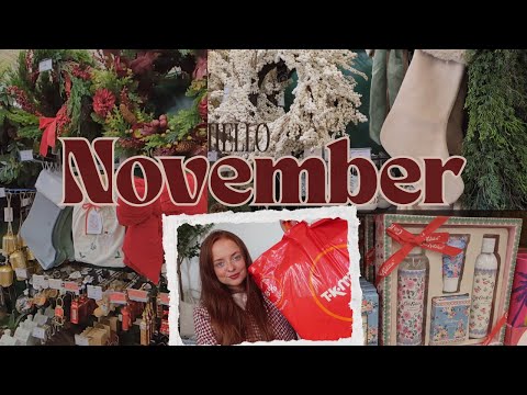 Видео: HELLO NOVEMBER — Планирование Рождества, Рождественский магазин Sainsbury's CSWM, Гид рождественс...