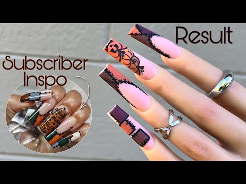 Видео: Как нанести акриловый лак + воссоздать нейл-арт моих подписчиков! Урок по маникюру на Хэллоуин / ...