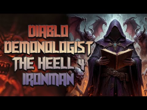 Видео: Diablo THE HELL 4 [pre-alpha] ☩ Демонолог хардкор айронмэн