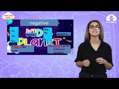 Видео: 4 класс. Английский язык / Present indefinite (simple)  tense / ТЕЛЕСАБАК / 23.01.2021