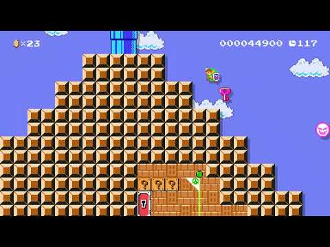 Видео: Scorching Sand Sprint от Liveds07 🍄Super Mario Maker 2 Switch Без комментариев #doj