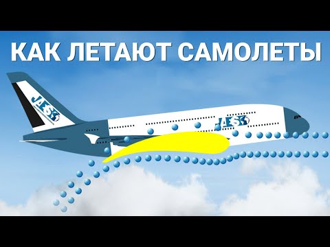 Видео: Как летают самолеты? Компоненты и объяснение эффекта Коанда