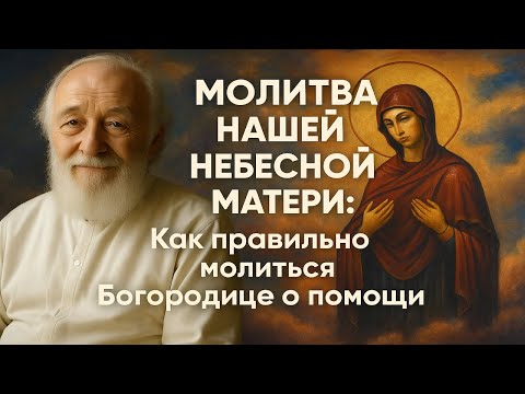 Видео: МОЛИТВА НАШЕЙ НЕБЕСНОЙ МАТЕРИ  Как правильно молиться Богородице о помощи