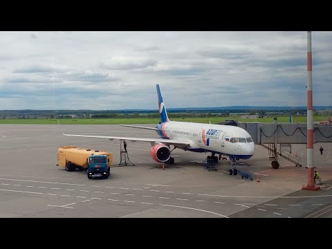 Видео: Boeing 757-200 а/к Azur Air Уфа - Хургада