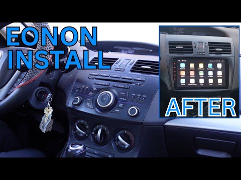 Видео: Установка стереосистемы Eonon - Mazda 3