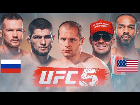 Видео: Я Создал Турнир Россия vs США В UFC 5 🔥