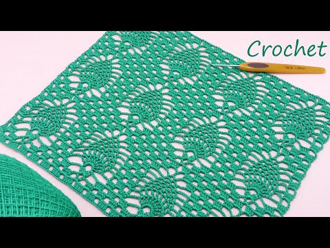 Видео: Красивый УЗОР КРЮЧКОМ легкое ВЯЗАНИЕ для начинающих  SUPER EASY Pattern Crochet for beginners