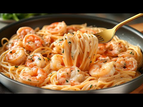 Видео: Я никогда не ела ничего вкуснее! Сливочная паста с креветками