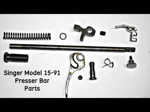 Видео: Снятие, замена и регулировка высоты прижимной планки Singer Model 15-91