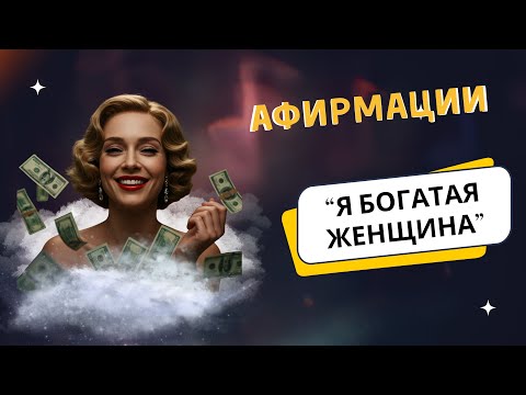 Видео: Афирмации "Я БОГатаЯ Женщина (Денежная ХОДЬБА)