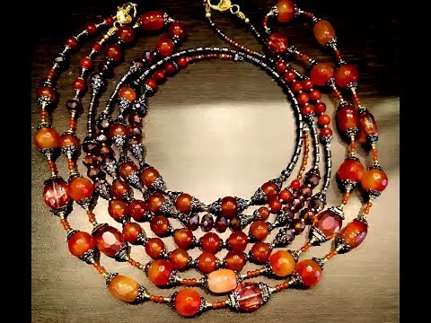 Видео: KONOVA SVETLANA. ПЕРЕДЕЛКИ. Роскошь сердолика для Татьяны и Дамиры.