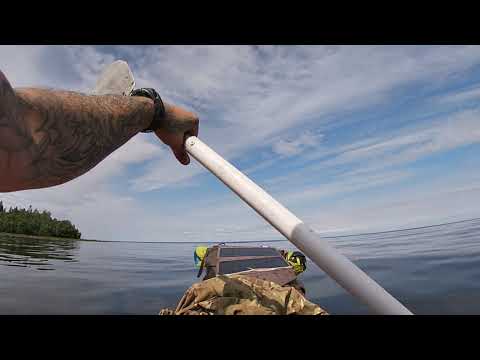 Видео: Путешествие по Карелии . На пакрафте  по Ладоге на Валаам . Сплав по реке Тохмайоки . Пленэр .