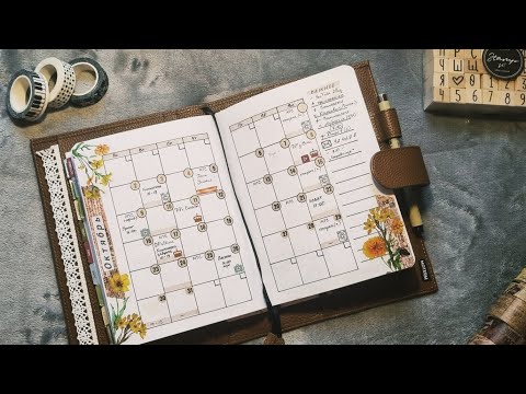 Видео: Мой Октябрь в Moterm A5 Plus🍁📑