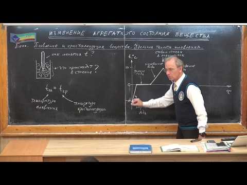 Видео: Урок 119 (осн). Плавление и кристаллизация. Удельная теплота плавления