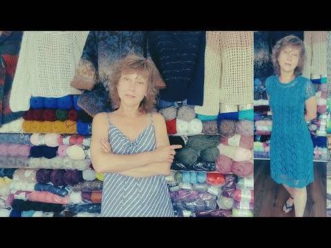 Видео: Подробности и схемы к ажурному платью .