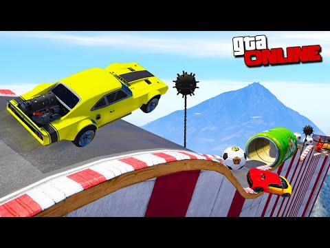 Видео: НОВЫЙ СПУСК БЕЗ ТОРМОЗОВ В ГТА 5 ОНЛАЙН! СЛУЧАЙНЫЙ ВЫБОР МАШИН НА СМЕРТЕЛЬНЫЙ СПУСК С ЛОВУШКАМИ!